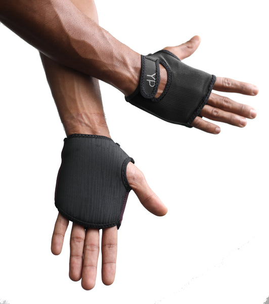  Yoga Paws Elite Gloves and Toe Less Socks Set, Classic Black,  (Size #4) Men's Regular / Wide : Yoga Mats : Clothing, Shoes & Jewelry