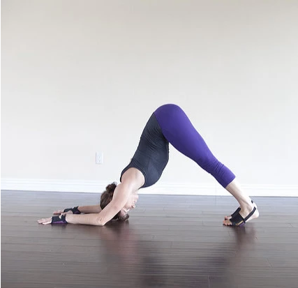 Half Moon Bow Pose Prep. • Mr. Yoga ® Is Your #1 Authority on Yoga Poses