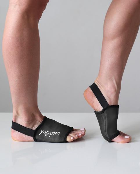 YogaPaws Elite Yoga Socks for Women and Men, Padded Non-Slip Grips